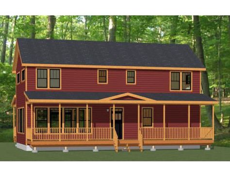 "This is a PDF Plan available for Instant Download. 6 bedroom, 3 bath home with a microwave over range & stacked washer & dryer. Sq. Ft: 1,657 (844 1st, 813 2nd) Building size: 44'-0\" wide, 41'-0\" deep Roof pitch: 8/12 Ridge height: 27' Wall heights: 9' 1st, 8' 2nd Foundation: CMU Blocks Lap siding For the reverse plan, see Model 1A. PLANS INCLUDE: Elevations Exterior / Interior Dimension Plan Floor / Ceiling Framing Plan Roof Framing Plan Cross Section Door & Window Schedule Lighting Plan An Small Cabin Plans, Roof Pitch, Lap Siding, Duplex House Plans, Lighting Plan, Small Farmhouse, Shed Homes, Duplex House, Garage Plans