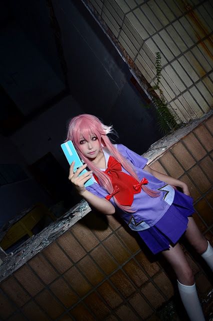 Ikoya (YE) as Yuno Gasai  of Mirai Nikki Yuno Cosplay, Yuno Gasai Cosplay, Gasai Yuno, Future Diary, Yuno Gasai, Cosplay Photos, Imaginary Friend, Japanese Manga Series, Cosplay Ideas