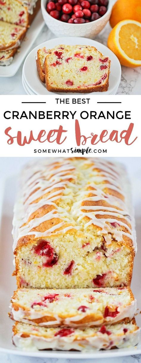 Orange Cranberry Bread, Almond Bread Recipe, Cranberry Bread Recipes, Orange Bread, Fresh Cranberry, Almond Bread, Diy Easy Recipes, Cranberry Almond, Orange Cranberry