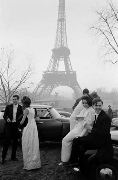 Young Debutants and their dates, 1963  Paris Paris Black And White Aesthetic, Paris 1970, Honeymoon In Paris, Paris Family, Wild Wedding, Gustave Eiffel, France Aesthetic, Paris Luxury, Country France