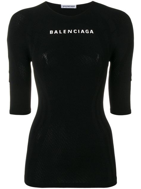 Balenciaga athletic top - Black