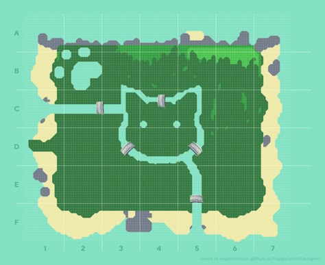 Cat Island Animal Crossing, Acnh Map Ideas, Acnh Island Layout Ideas, Animal Crossing Cats, Cat Island, Minecraft Interior Design, Nyan Cat, Animal Crossing Memes, Cute Minecraft Houses