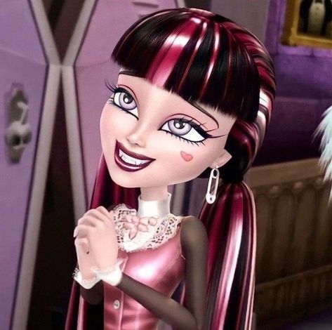 Monster High Icon, Monster High, Hair, Pink, Black