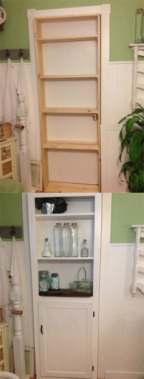 this is how I decided to close off an unused door from main bathroom to master bedroom Closing Off Doorway Ideas, Covering Unused Door, Add Bathroom To Bedroom, Closed Off Doorway Ideas, Hiding An Unused Door, How To Cover Unused Door, Unused Doorway Ideas, Hide A Door You Dont Use Ideas, How To Hide An Unused Interior Door