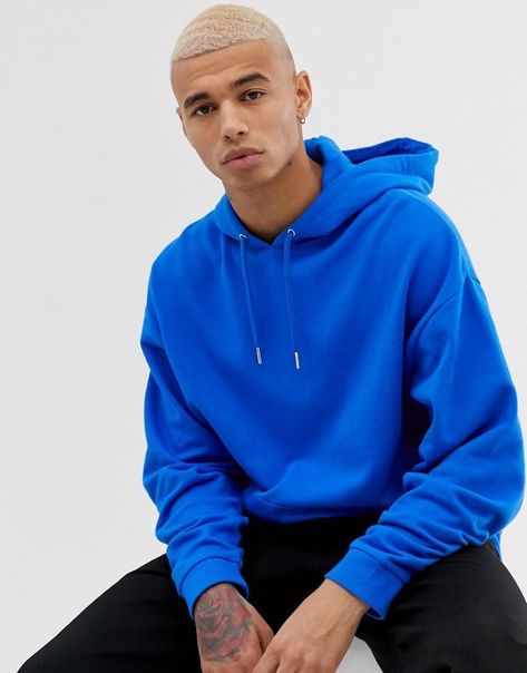 Blue Hoodie Outfit, Outfit Ideas Blue, Corporate T-shirt, Track Leggings, Blue Hoodie Men, Blue For Men, Outfit Ideas For Church, Latina Outfit, Navy Blue Sweatshirt