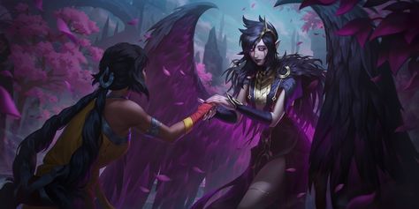 ArtStation - Legend of Runeterra - Morgana Leg Of Legend, Morgana League Of Legends, Champions League Of Legends, Lol Champions, Last Unicorn, Gothic Anime, Lol League Of Legends, Sea Monsters, Neon Genesis Evangelion