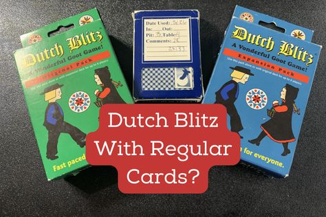 Dutch Blitz, Deck Details, Boy And Girl Drawing, Uno Cards, How To Explain, Popular Games, How To Make Notes, Deck Of Cards, Dollar Stores