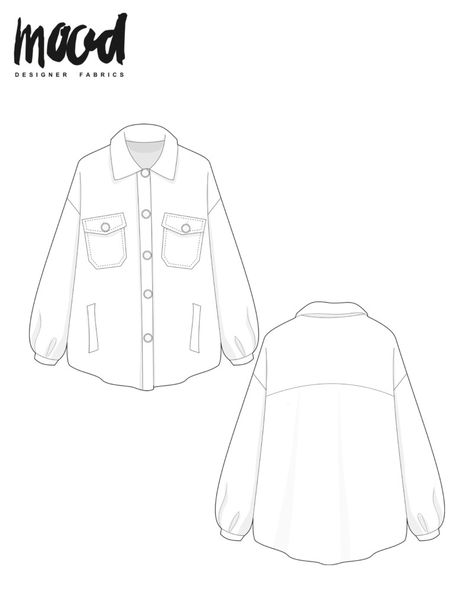 The Savannah Shacket - Free Sewing Pattern - Mood Sewciety Sewing Patterns For Men, Mood Sewciety, Pastel Plaid, Corset Pattern, Dress Patterns Free, Free Pdf Sewing Patterns, Free Sewing Patterns, Sew Ins, Mood Fabrics