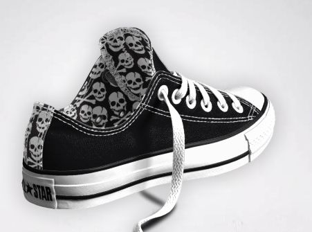 skull converse Skull Converse, Converse Store, Star Skull, Skull Shoes, Free Runs, Skull Clothing, Skull Fashion, Nike Roshe, Grunge Style