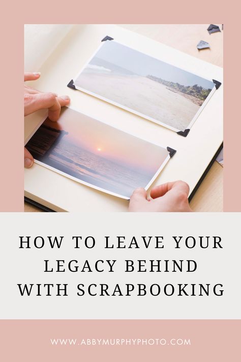 Start Scrapbooking, Scrapbooking Tips, Pocket Page Scrapbooking, Gratitude Practice, Preserving Memories, Old Family Photos, Stick Photo, Simple Scrapbook, Photo Organization