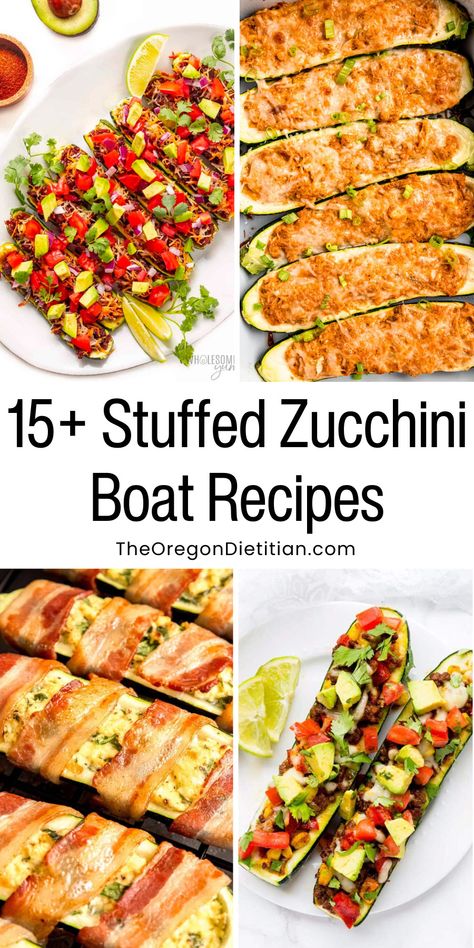 Dive into this collection of over 15 stuffed zucchini boat recipes for a healthy summer dinner idea! From buffalo chicken to vegetarian delights, these soft and chewy zucchini boats are perfect for a nutritious and delicious meal. Each recipe is packed with fresh ingredients and bold flavors, making them an ideal choice for a light yet satisfying dinner. Discover your new favorite healthy summer dinner recipe today! #stuffedzucchiniboats #zucchinirecipes Vegetarian Zucchini Boats, Boat Recipes, Zucchini Boat, Healthy Summer Dinner, Zucchini Boat Recipes, Healthy Summer Dinner Recipes, Stuffed Zucchini Boats, Best Zucchini, Stuffed Zucchini