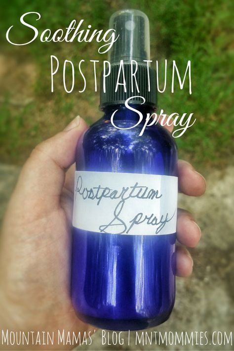 DIY Postpartum Spray - Mountain Mamas' Blog Diy Postpartum, Perineal Care, Fertility Cycle, Natural Mama, Baby Diy Projects, Mama Natural, Pregnancy Nutrition, Diy Sprays, Natural Pregnancy