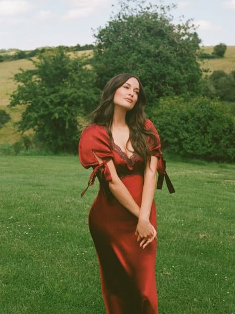 Kacey Musgraves x Reformation | Reformation Castlecore Aesthetic, Sara Loren, Wedding Guest Guide, Author Headshots, Botanical Garden Photo Shoot, Photo Concepts Ideas, Invitation Photography, 70s Rockstar, Ethereal Goddess