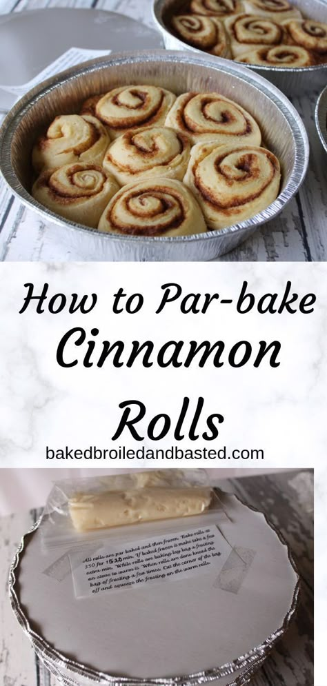 Bake Cinnamon Rolls, Cinnamon Roll Bake, Freezable Meals, Cinnamon Rolls Homemade, Cinnamon Rolls Recipe, Freezer Cooking, Sweet Roll, Frozen Meals, Cinnamon Buns