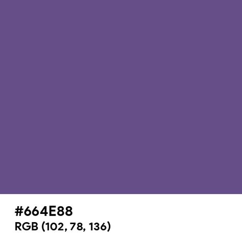 Cashmere Purple color hex code is #664E88 Purple Color Code, Paint For Kitchen Walls, Split Complementary, Split Complementary Colors, Royal Purple Color, Rgb Color Wheel, Rainbow Palette, Purple Color Palettes, Web Colors