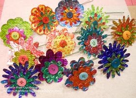 Soda Can Flowers, Alcohol Pens, Pop Can Crafts, Tin Can Flowers, Soda Can Art, Soda Can Crafts, Flower Dies, Tin Can Art, Aluminum Can Crafts