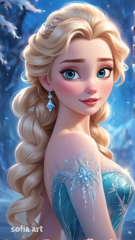 Prinssece Disney, Elza E Anna, Elsa Frozen Pictures, Elsa Wallpaper, Princess Mural, Frozen 2 Wallpaper, Elsa Images, Elsa Frozen 2, Elsa Photos