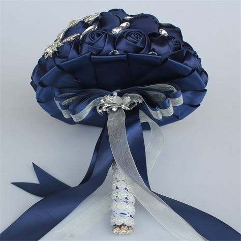 Royal Blue Quinceanera Ideas, Blue Quinceanera Ideas, Navy Blue Quince, Quince Bouquet, Navy Blue Quinceanera, Navy Blue Quinceanera Dresses, Blue Quinceanera Theme, Navy Blue Bouquet, Royal Blue Quinceanera