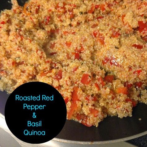 Roasted Red Pepper Quinoa, Red Pepper Quinoa, Basil Quinoa, Red Pepper Recipes, Red Quinoa, Making Dinner, Ayurvedic Recipes, Queen Esther, Roasted Red Pepper