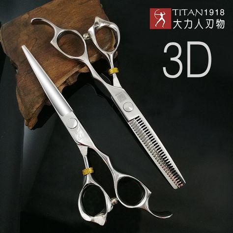 Barber Tools, Thinning Scissors, Hair Scissors, Grooming Kit, Professional Fashion, Professional Hairstyles, Styling Tools, Barber Shop, Leather Case