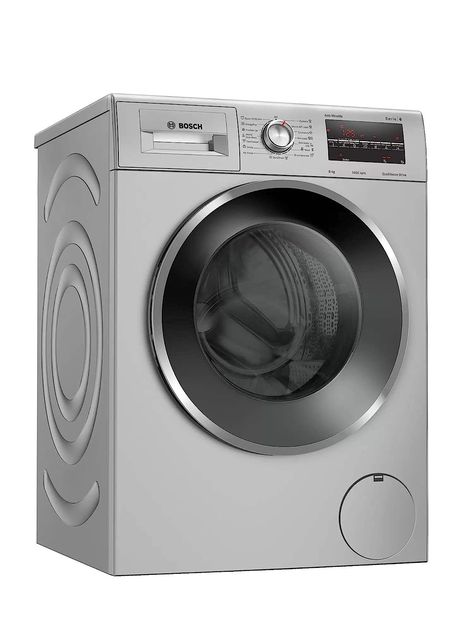 Bosch 8 Kg Fully Automatic Front Load Washing Machine (WAJ2846SIN, Silver) : Amazon.in: Home & Kitchen Bosch Washing Machine, Fully Automatic Washing Machine, Automatic Washing Machine, Front Loading Washing Machine, Anti Bacteria, Reference Pictures, At Home Store, Laundry Machine, Washing Clothes