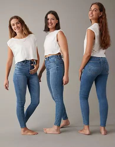 Women's Jeggings & Skinny Jeans | American Eagle Jeggings Outfit, Good Jeans, Womens Jeggings, By The Numbers, Jeans Outfit Women, Barefoot Blonde, Athletic Fit Jeans, Pants Women Fashion, Curvy Jeans