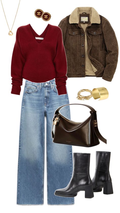 #style #streetwear #streetstyle #streetwearfashion #fashionblogger #fashionstyle #ootd outfitinspo outfitideas #fashioninspo #fitspo #inspiration grwm autumn fall winter trends 2024 2025 collage warm clothes baggy jeans hobo bag Autumn Winter 2025 Fashion Trends, Fashion Autumn/winter 2024/2025, Collage Winter Outfits, Winter Collage Outfits, Style 2025 Trends, Trend Winter Outfit 2024, Winter Outfit Collage, Winter 2025 Outfits, Work Outfits Women Fall