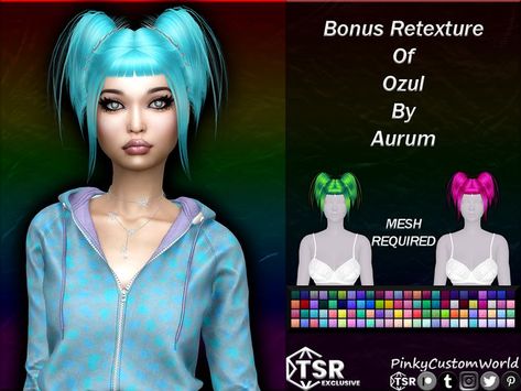 Ts4 Alpha hair
| 96 colors | Custom Thumbnail | Female | Teen + | HQ Compatible | ❌MESH REQUIRED❌
#ts4 #ts4cc #thesims4 #thesims4cc #sims4 #sims4cc #tsr #thesimsresource #aurum #ozul Short Pigtails, Cassie Hair, Unnatural Hair Color, Double Buns, Night Hairstyles, Short Bangs, Face Tattoo, Ts4 Cc, The Sims4