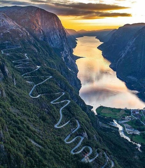 Lysevegen, one of the most spectacular roads in the world!  Norway. Photo by: Spectacular Norway Best Travel Insurance, Alesund, Tromso, Cafe Racers, Canon Photography, Beautiful Places To Travel, Travel Insurance, Amazing Destinations, Nature Travel