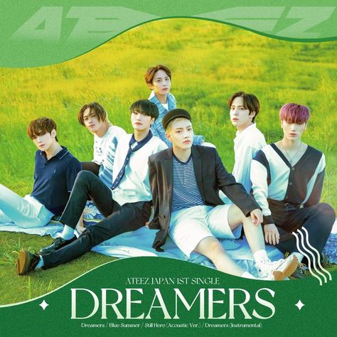 Ateez Dreamers, Blue Summer Suit, World Music Awards, Japanese Music, Digimon Adventure, Cover Artwork, Music Performance, World Music, All Music