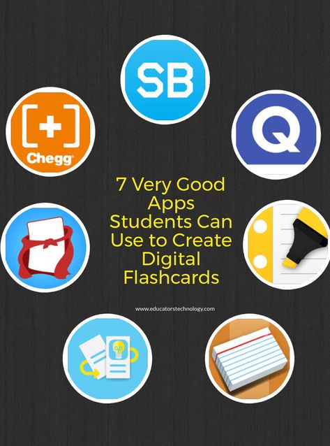 7 Very Good Apps Students Can Use to Create Digital Flashcards Best Flashcard Apps, Good Apps, Flashcard App, Helpful Apps, Digital Flashcards, School App, Blue Chips, Apps For Teachers, Android Codes