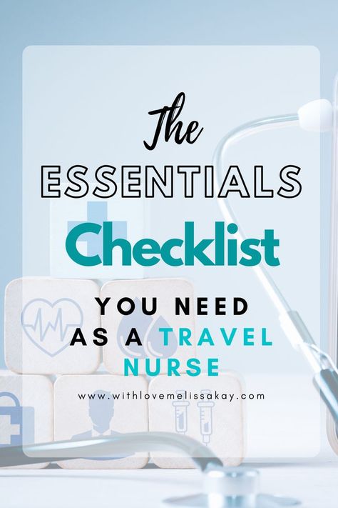 Travel Nurse Essentials, Travel Nurse Packing List, New Er Nurse Tips, Travel Nurse Packing, Travel Nursing Tips, Travel Nursing Packing, Traveling Nurse Tips, Travel Nurse Taxes, Tax Checklist