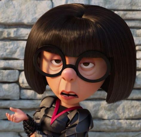 Make A Family Out Of Disney Characters To Find Out Which Mythical Creature You Are Bonnie And Clyde Costume, Short Hair Glasses, Mrs Incredible, Disney Pop Art, Edna Mode, Female Cartoon Characters, Disney Wiki, Pixar Characters, Female Cartoon