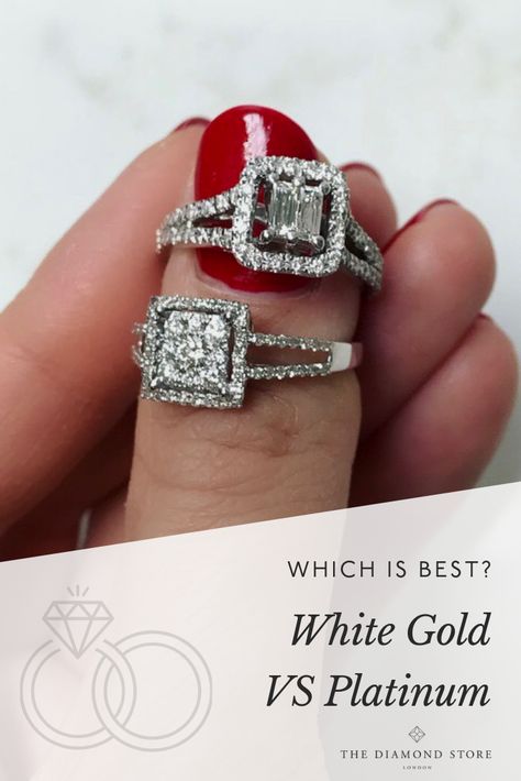 Platinum Vs White Gold, Platinum Rings, Platinum Jewellery, Handmade Engagement Rings, Advantages And Disadvantages, Engagement Ring Diamond Cut, Platinum Jewelry, Which Is Better, Platinum Ring