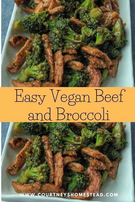 Vegan Beef And Broccoli, Soy Curls Recipes, Beef And Broccoli Recipe, Broccoli Dishes, Vegan Broccoli, How To Cook Broccoli, Vegan Beef, Tempeh Recipes, Easy Vegan Recipes