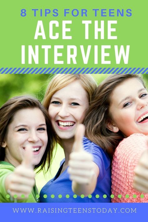 Tips For Teens, Job Tips, Interview Advice, Perfect Job, School Success, Parenting Teenagers, Visiting Teaching, Job Interview Questions, Jobs For Teens