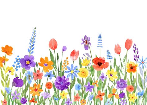 Wild Flower Painting Simple, Meadow Mural, Painting Jars, Wildflowers And Butterflies, Pride 2024, Butterflies Clipart, Phone Ios, Garden Mural, Wall Painting Decor