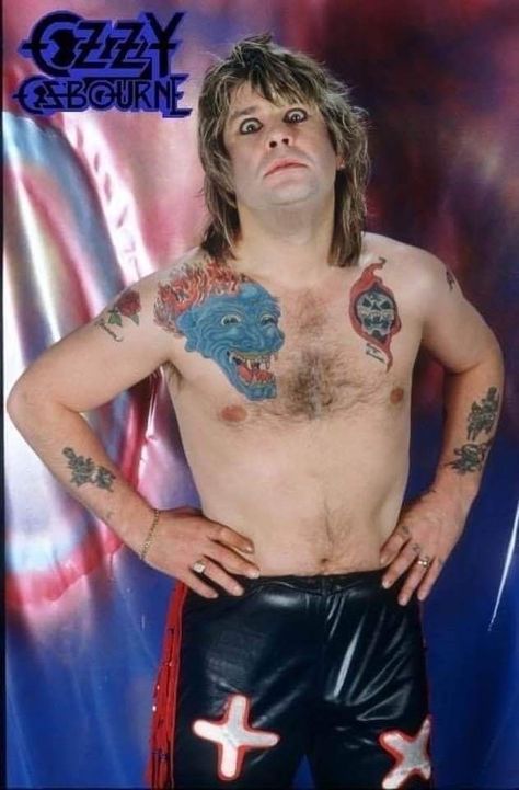 Ozzy Osbourne Tattoo, Rockstar Tattoos, Rockstar Tattoo, Ozzy Osbourne Black Sabbath, Endless Road, Prince Of Darkness, Heavy Metal Rock, Dreamcore Weirdcore, Ozzy Osbourne