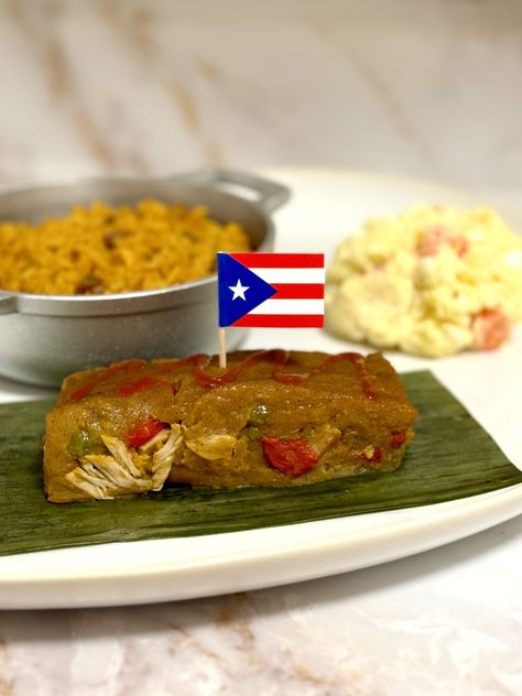 Pastel al Horno (Easy Recipe) - CurlsnPearlsss Pasteles Puerto Rico Recipe, Pasteles Recipe, Puerto Rican Dishes, Puerto Rico Food, Boricua Recipes, Spanish Dishes, Puerto Rican Recipes, Latin Food, Caribbean Recipes