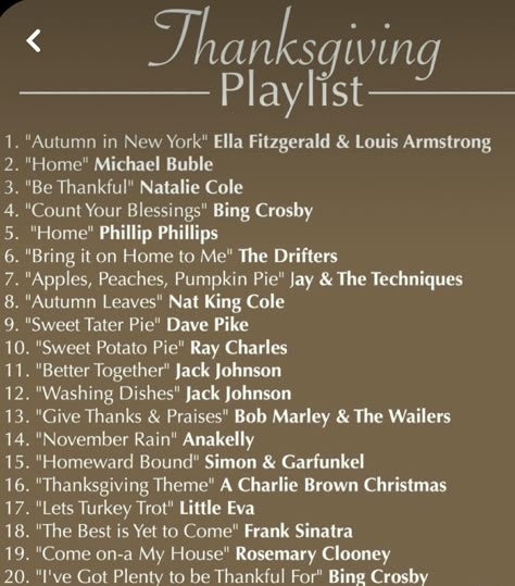 Thanksgiving Playlist, Thanksgiving Music, Fall Playlist, Autumn Things, Playlist Ideas, Fall Music, Music Playlists, Music Motivation, Holiday Music