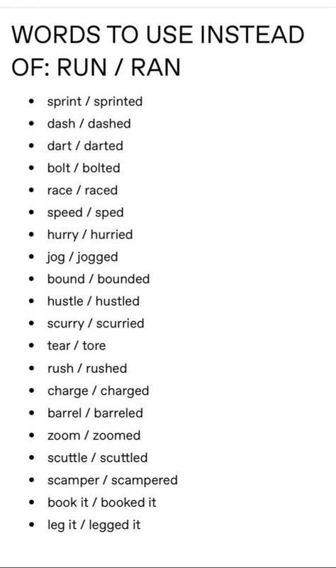 Words To Use In Novels, Other Words For Walking, Other Words For Run, Other Words For Walk, Other Words For Laugh, Other Words For Look, Words For Writing, Character Description Writing, Words To Use Instead