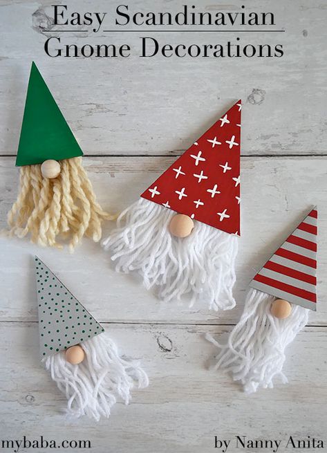 Christmas Bazaar Crafts, Christmas Bazaar, Bazaar Crafts, Christmas Decorations For Kids, Easy Christmas Decorations, Scandinavian Gnomes, Preschool Christmas, Easy Christmas Crafts, Christmas Ornament Crafts