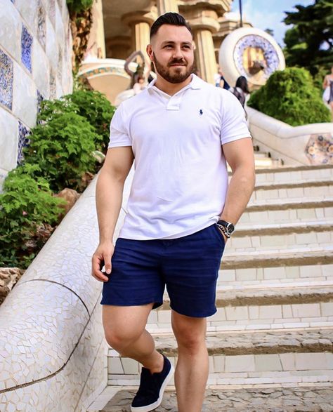 Men’s Plus Size Summer Fashion, Plus Size Men Outfits Summer, Plus Size Men Outfits, Big Man Style, Outfits For Big Men, Plus Size Summer Fashion, Boyfriend Outfit, Big Men Fashion, Plus Size Summer Outfits