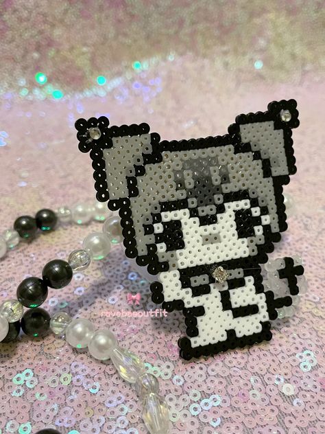 Melty Bead Designs, Pearl Beads Pattern, Easy Perler Beads Ideas, Hello Kitty Crafts, Fuse Bead Patterns, Hama Beads Design, Perler Bead Templates, Perler Crafts, Diy Perler Bead Crafts