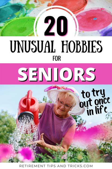 Hobbies For Seniors Citizens, Hobbies For Elderly Women, Retirement Hobbies For Women, Hobbies For Retired Women, May Activities For Seniors, Retirement Survival Kit, Unusual Hobbies, Activities For Seniors, Retirement Activities