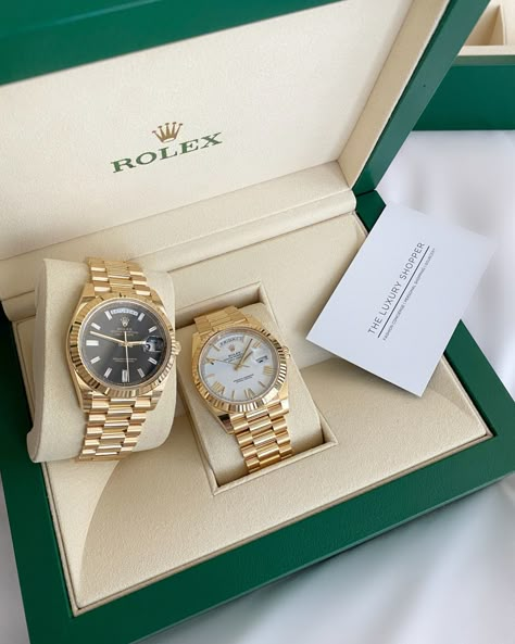 His And Hers Rolex Watches, Rolex Couple Watch, Rolex Gift, His And Hers Rolex, Ipad Pics, Accessories Man, Matching Watches, Cozy Summer, Pretty Watches