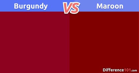 What's The Difference Between Burgundy And Maroon Colors? Burgundy vs. Maroon Color: Their differences, similarities, pros & cons, color matching, and finally witсh color goes best with Read more → https://bit.ly/36sExb7 #burgundy #colors #maroon #faq #fashion_amp_beauty #difference101 #difference #comparison #versus #vs #differences #comparisons #knowthedifference Burgundy Vs Maroon, Maroon And Burgundy, Wedding Maroon, Burgundy Background Aesthetic, Maroon Boots, Shades Of Maroon, Burgundy Boots Ankle, Navy Blue Pencil Skirt, Different Shades Of Red