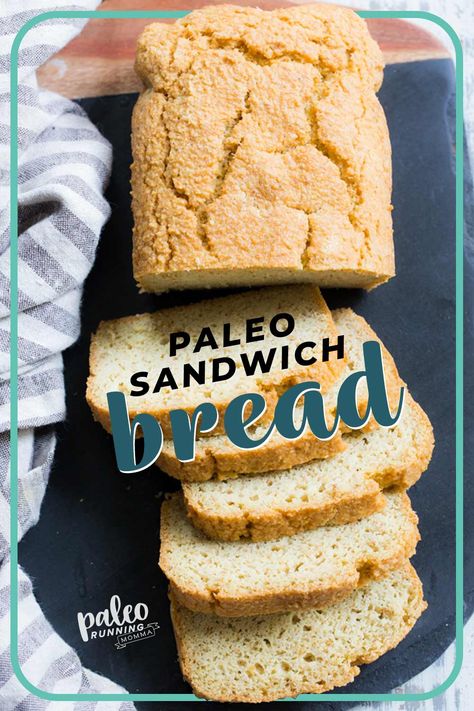 Paleo Sandwich Bread, Anti Candida Recipes, Paleo Sandwich, Low Carb Sandwich, Best Low Carb Bread, Gluten Free Sandwich Bread, Low Carb Sandwiches, Keto Bread Recipe, Keto Friendly Bread