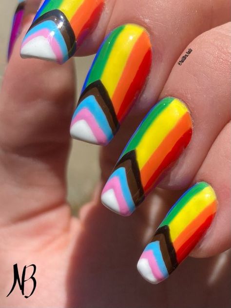 Good quality socks. Bright vibrant colors Trans Pride Nails, Pride Flag Nails, Pan Nails, Lgbtq Nails, Bisexual Nails, Bi Pride Nails, Lesbian Nails, Pride Month Nails, Rainbow Nail Art Designs