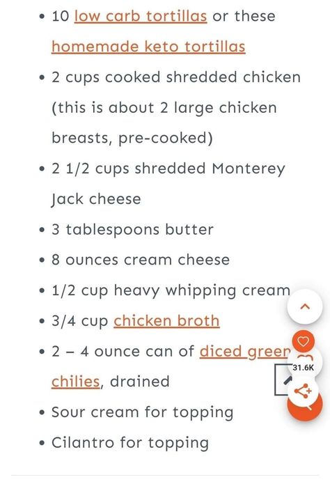 Chicken cheese Tortillas Cheese Tortillas, Keto Tortillas, Low Carb Tortillas, Monterey Jack Cheese, Heavy Whipping Cream, Shredded Chicken, Tortillas, Chicken Broth, Main Dish